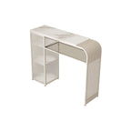 Modern White Stone Top Bar Tables with Storage