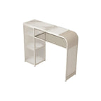 Modern White Stone Top Bar Tables with Storage