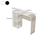 Modern White Stone Top Bar Tables with Storage