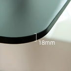 Minimalist Square Black Bar Table Metal Base for 2 Seats