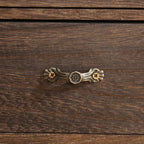 Brown Wooden Freestanding Display Cabinet for Kitchen