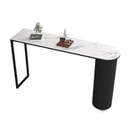 Modern Irregular Stone Metal Bar Tables