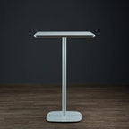 Modern Square Bar Table with Leg Support for Kitchens