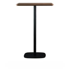 Modern Square Bar Table with Leg Support for Kitchens