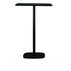 Modern Square Bar Table with Leg Support for Kitchens
