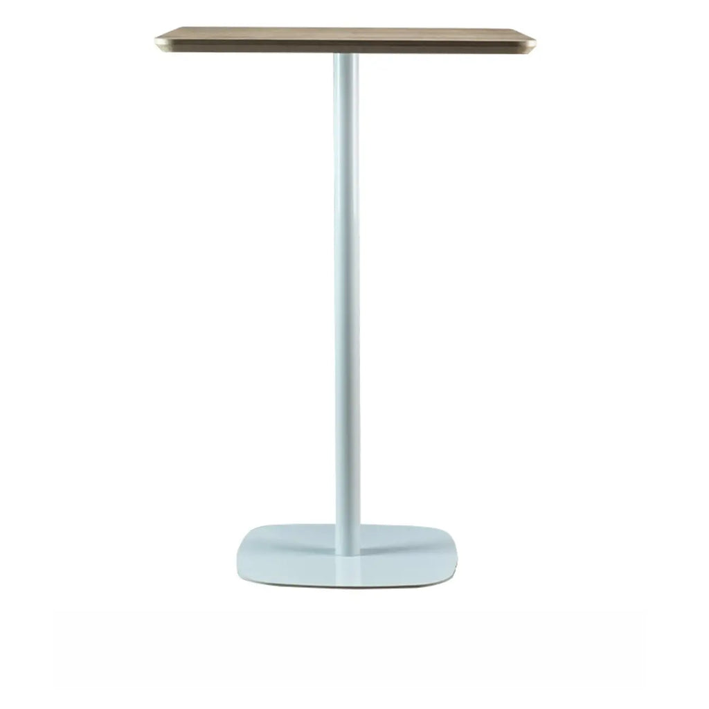 Modern Square Bar Table with Leg Support for Kitchens