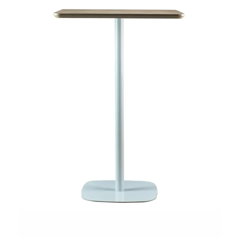 Modern Square Bar Table with Leg Support for Kitchens