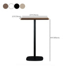 Modern Square Bar Table with Leg Support for Kitchens