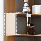 Living Room Open Back Deep Corner Wood Bookcase