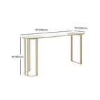 Free Form Sintered Stone White Bar Table