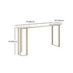 Free Form Sintered Stone White Bar Table