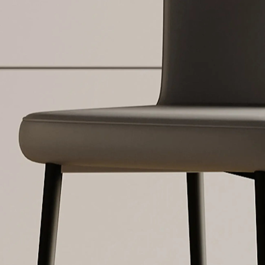 Saddle Faux Leather Counter Bar Stool High Back