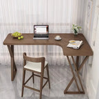 Smooth Brown Wooden Free Foam Bar Tables