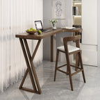 Smooth Brown Wooden Free Foam Bar Tables