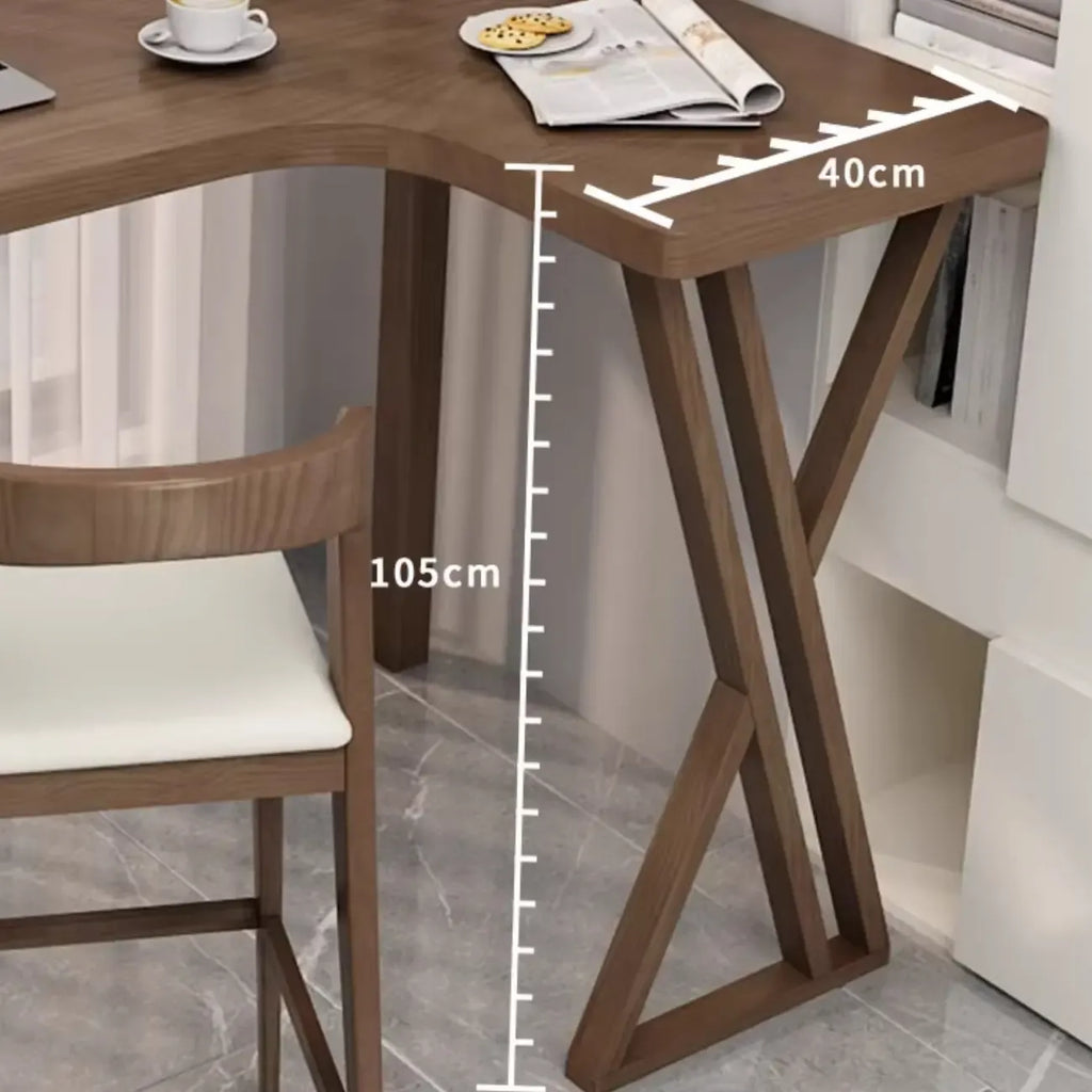 Smooth Brown Wooden Free Foam Bar Tables