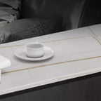 Scandinavian Slate Metal Rectangular Bar Tables