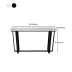 Scandinavian Slate Metal Rectangular Bar Tables