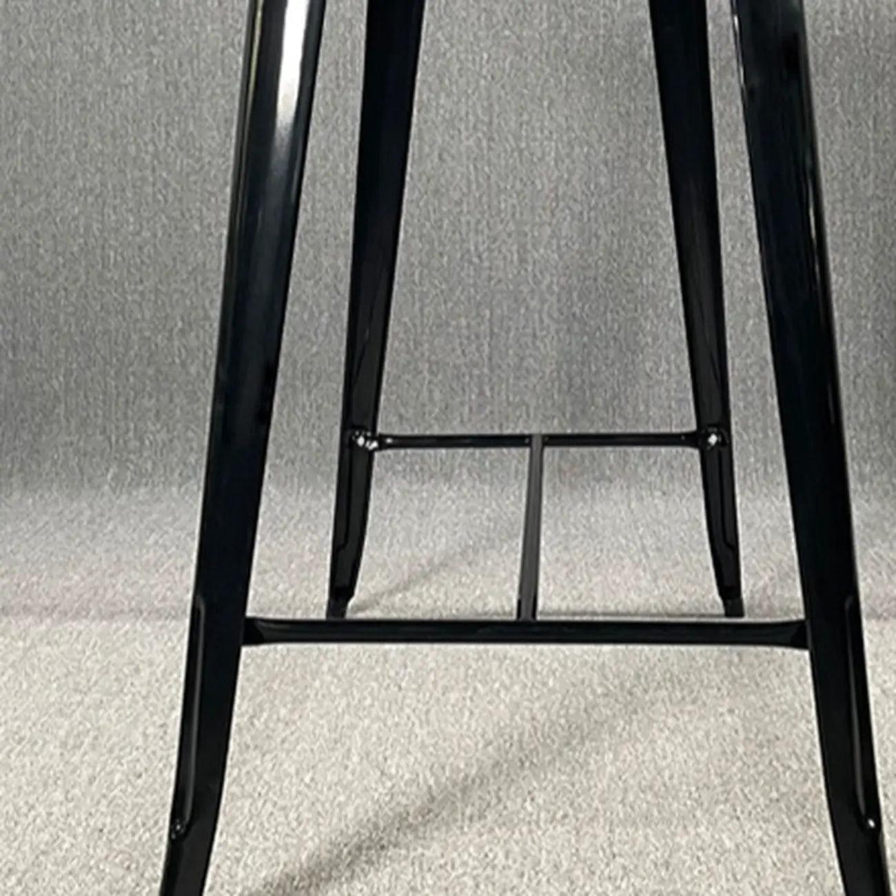 Industrial Brown Wood Black Metal Bar Tables