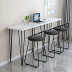 Modish Wooden Counter Height Bar Tables