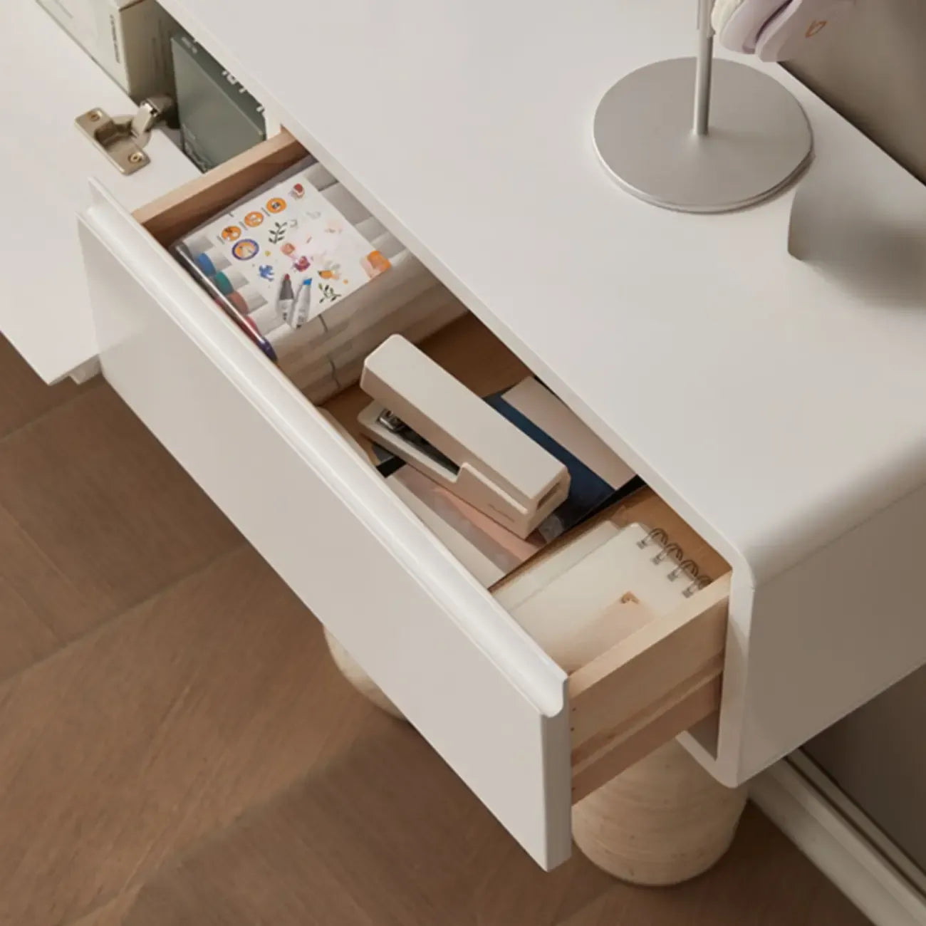 Modern Wooden Wall-mounted TV Stand for Living Room