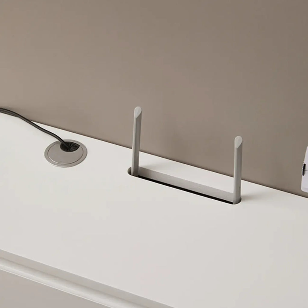 Modern Wooden Wall-mounted TV Stand for Living Room