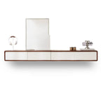 Modern Wooden Wall-mounted TV Stand for Living Room