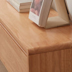 Modern Wooden Wall-mounted TV Stand for Living Room