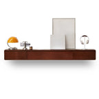 Modern Wooden Wall-mounted TV Stand for Living Room