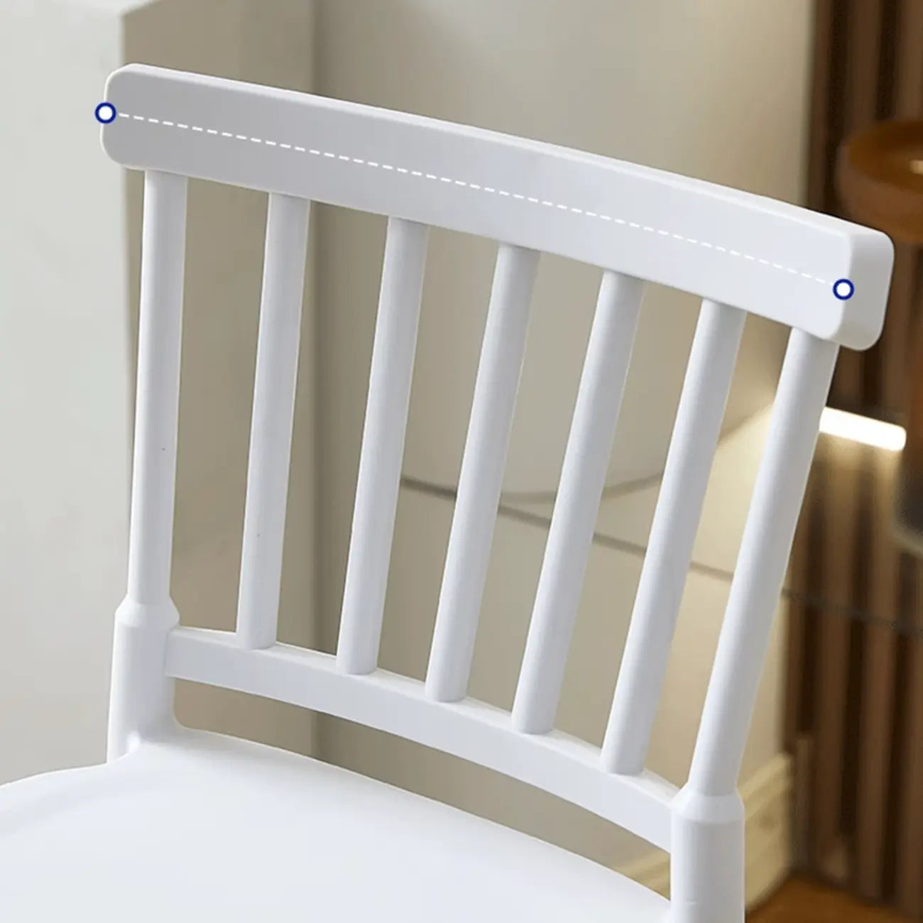 Modern Acrylic Square Counter Height Stools with Back