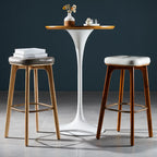 30 Inch Modern Leather Backless Bar Stools