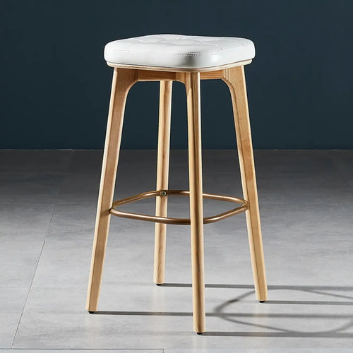 30 Inch Modern Leather Backless Bar Stools