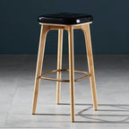 30 Inch Modern Leather Backless Bar Stools
