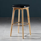 30 Inch Modern Leather Backless Bar Stools