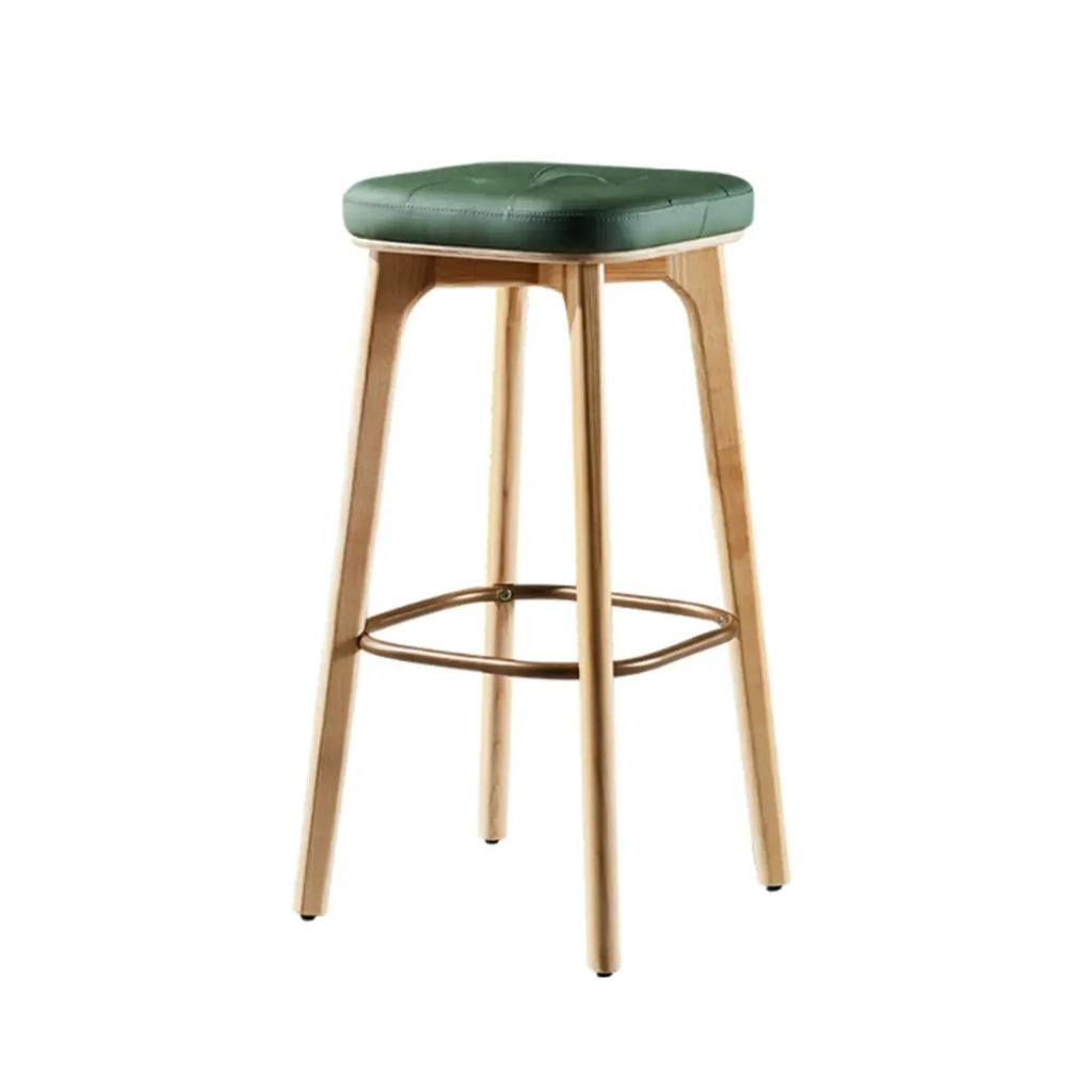 30 Inch Modern Leather Backless Bar Stools