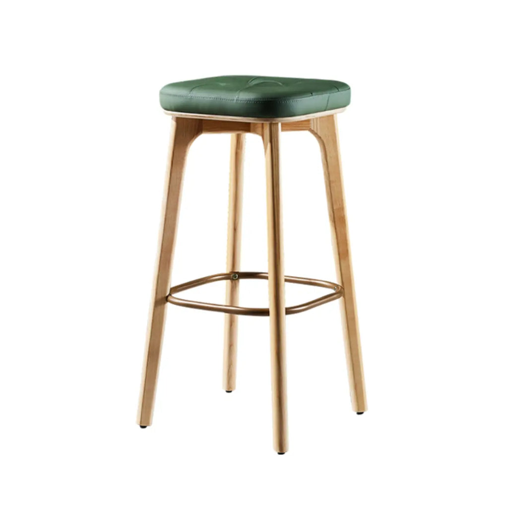 30 Inch Modern Leather Backless Bar Stools