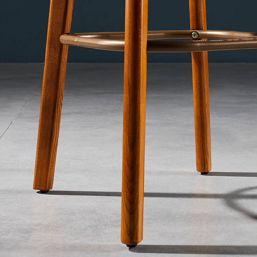 30 Inch Modern Leather Backless Bar Stools