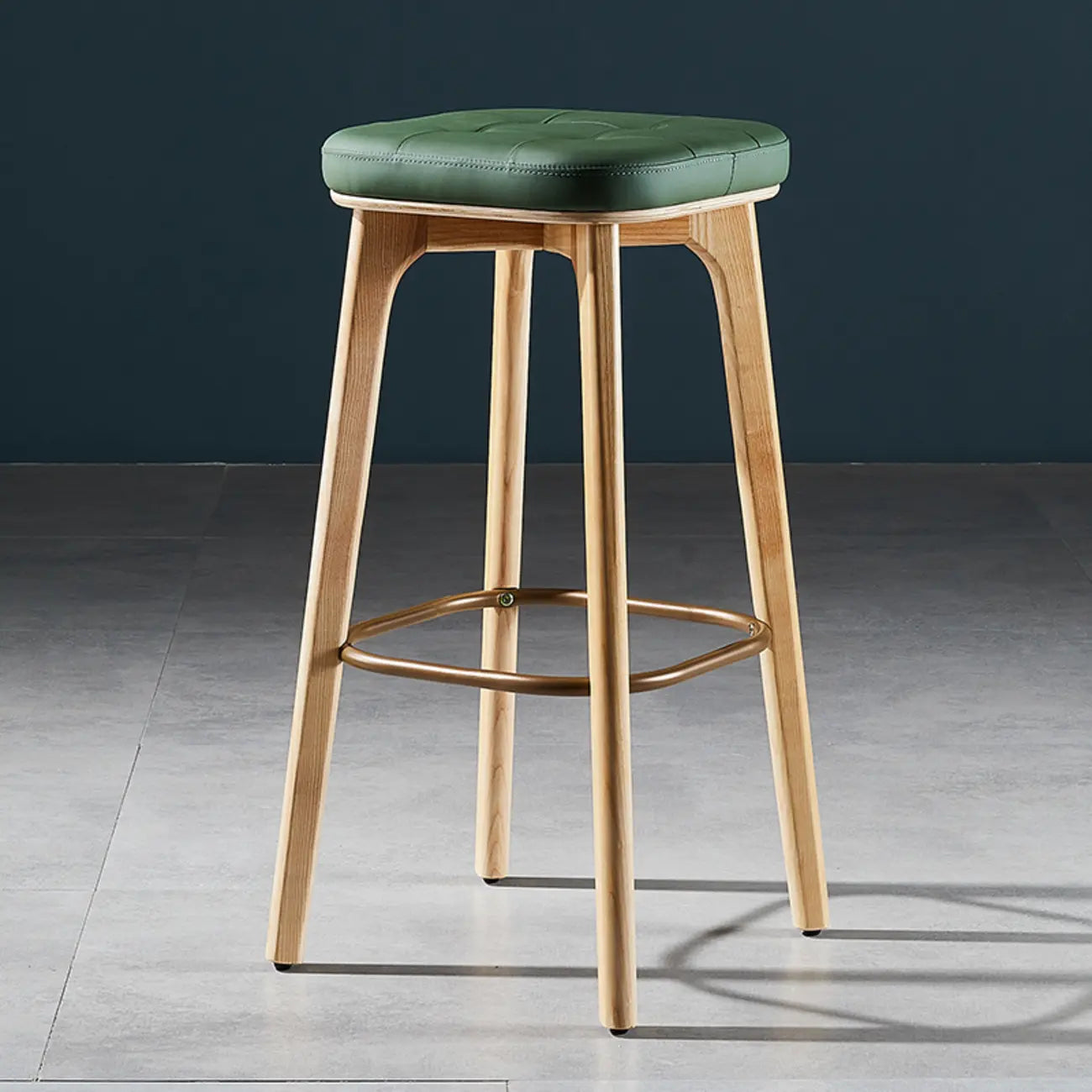 30 Inch Modern Leather Backless Bar Stools