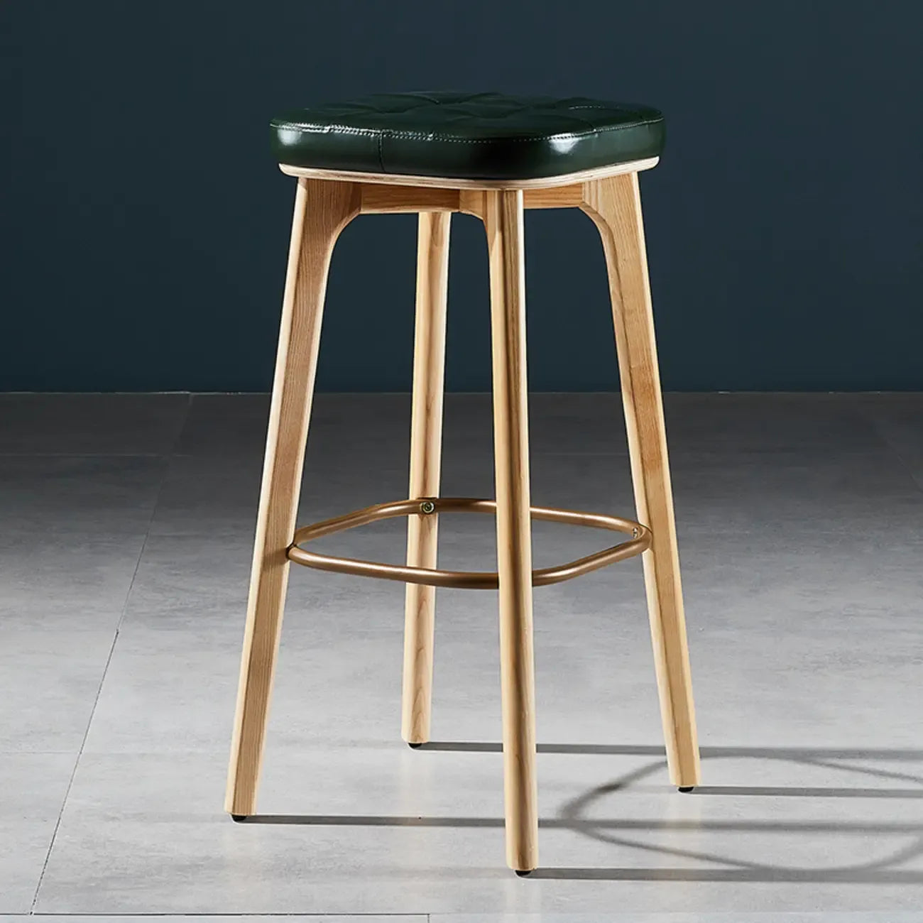 30 Inch Modern Leather Backless Bar Stools