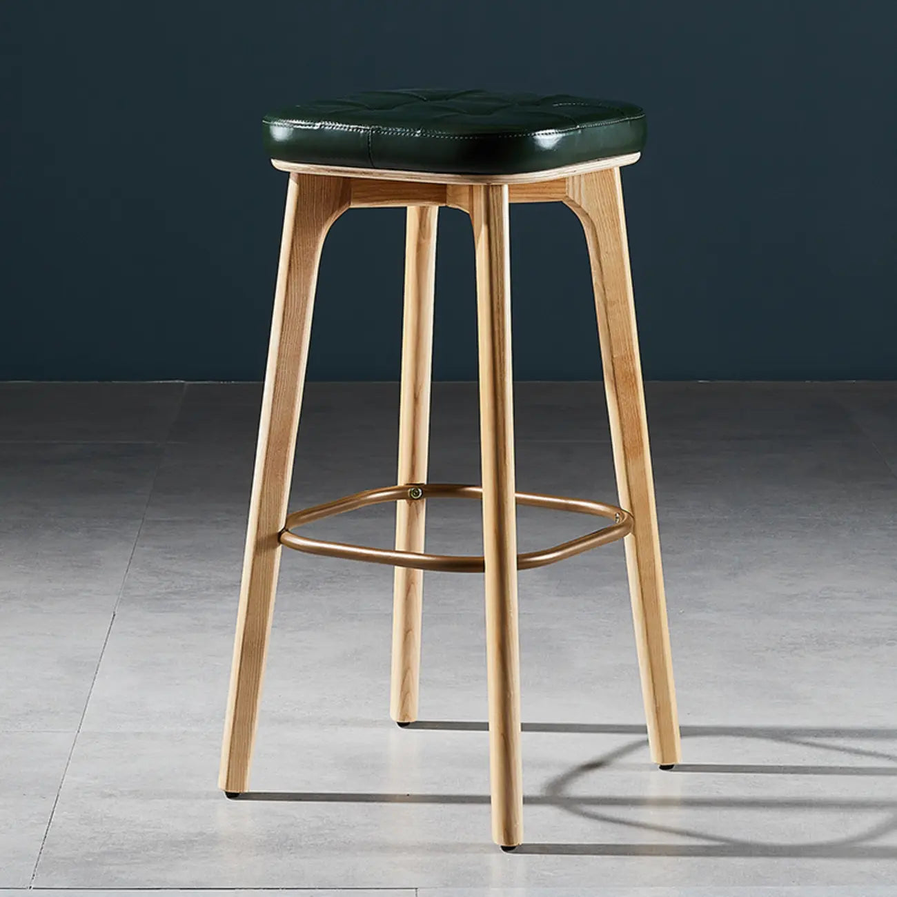 30 Inch Modern Leather Backless Bar Stools