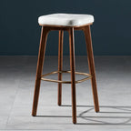 30 Inch Modern Leather Backless Bar Stools