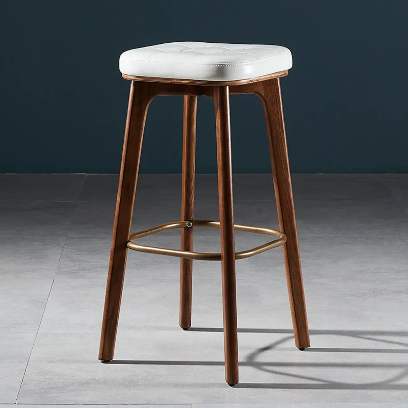 30 Inch Modern Leather Backless Bar Stools