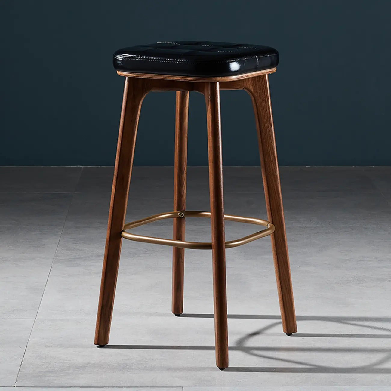 30 Inch Modern Leather Backless Bar Stools