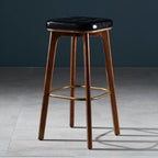 30 Inch Modern Leather Backless Bar Stools