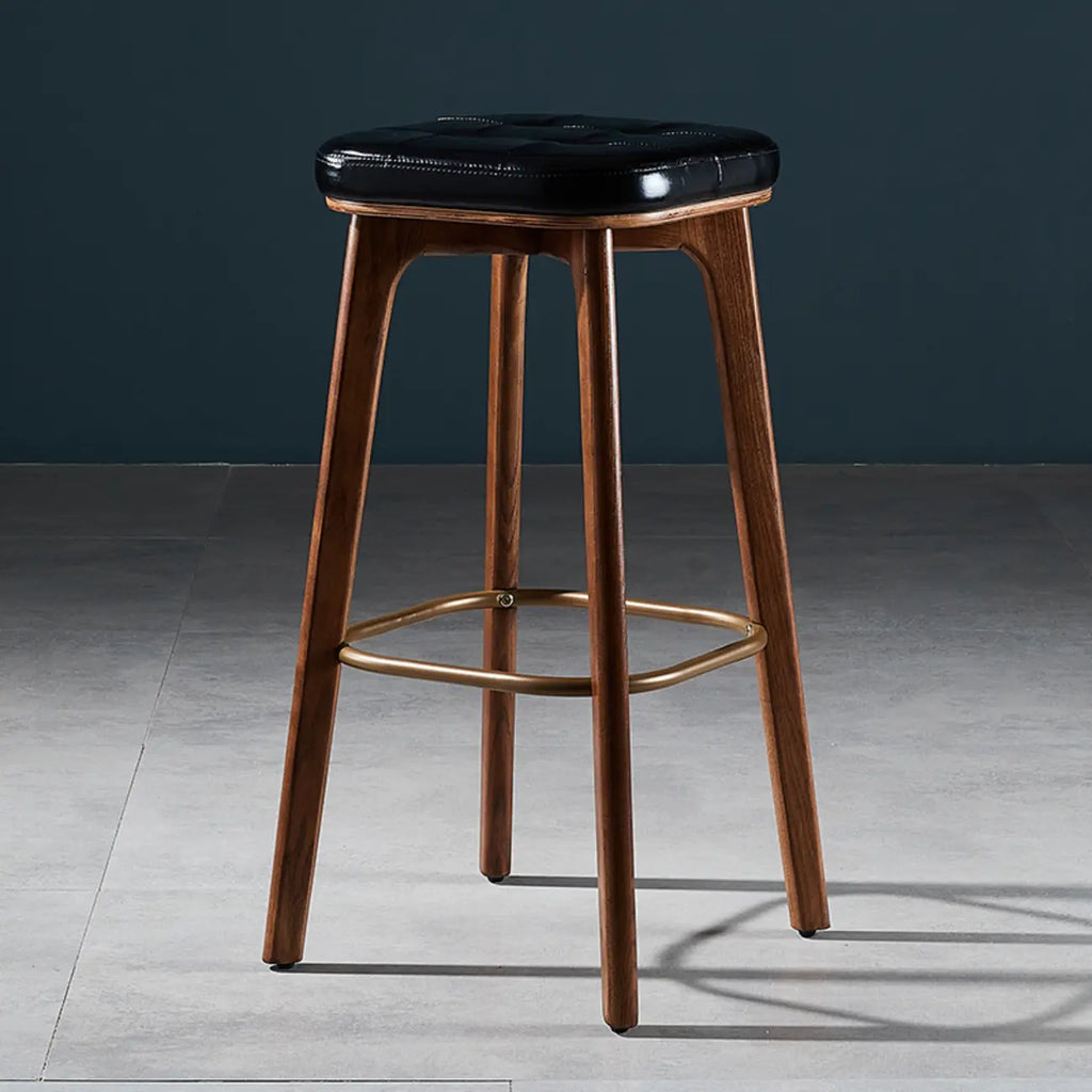 30 Inch Modern Leather Backless Bar Stools