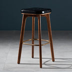 30 Inch Modern Leather Backless Bar Stools