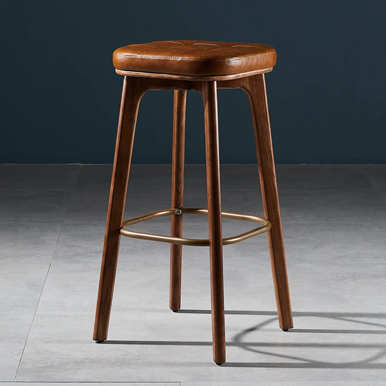 30 Inch Modern Leather Backless Bar Stools