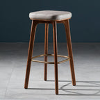 30 Inch Modern Leather Backless Bar Stools