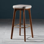 30 Inch Modern Leather Backless Bar Stools