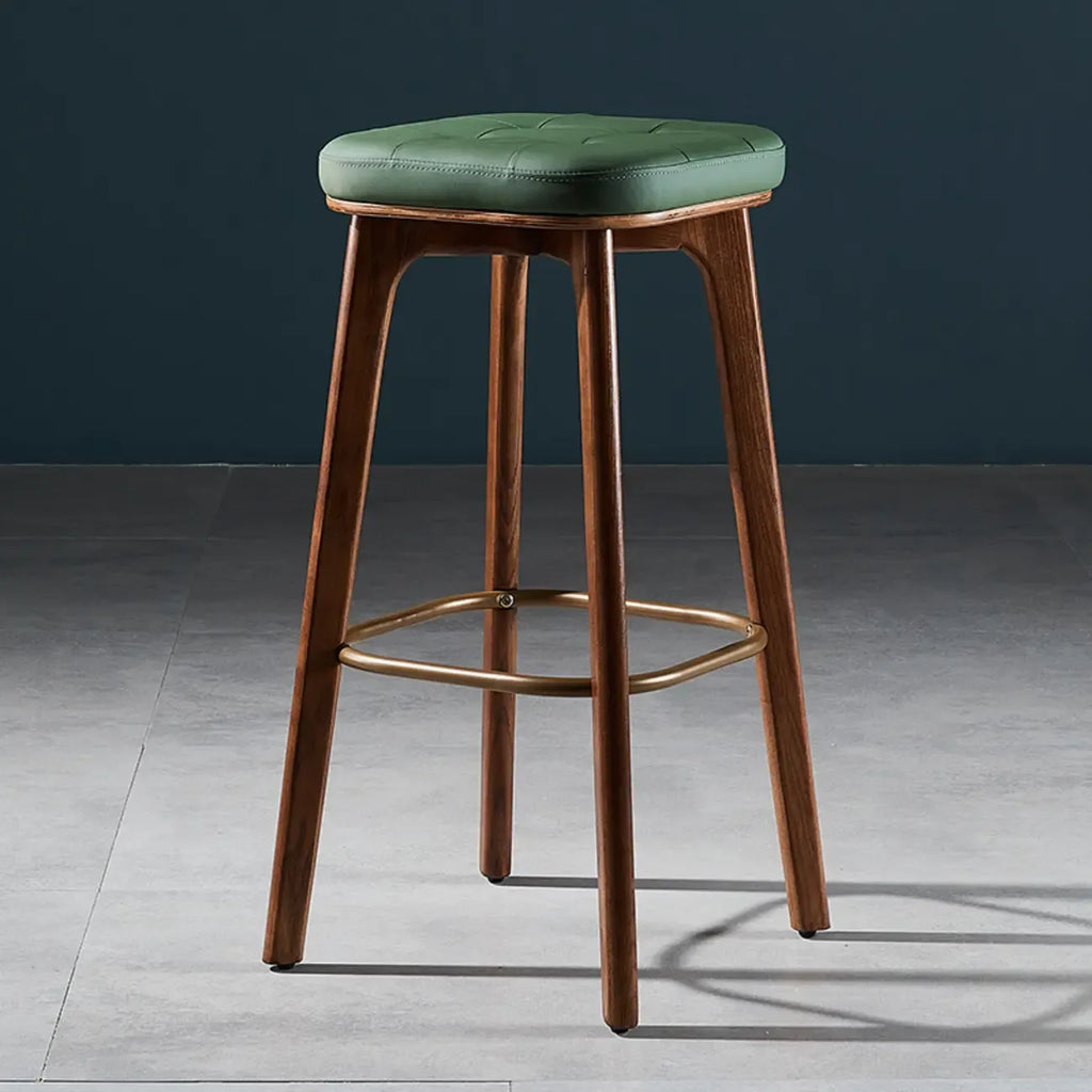 30 Inch Modern Leather Backless Bar Stools