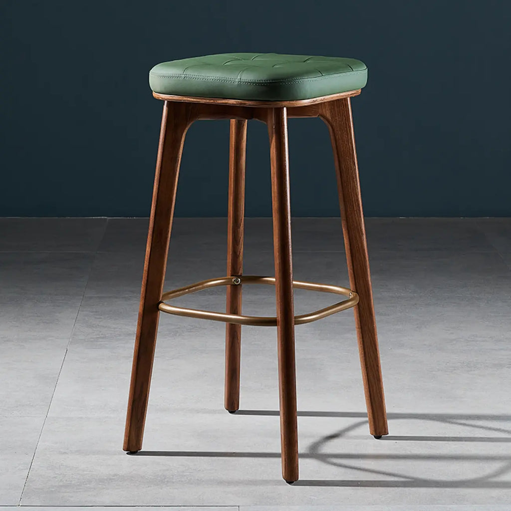 30 Inch Modern Leather Backless Bar Stools
